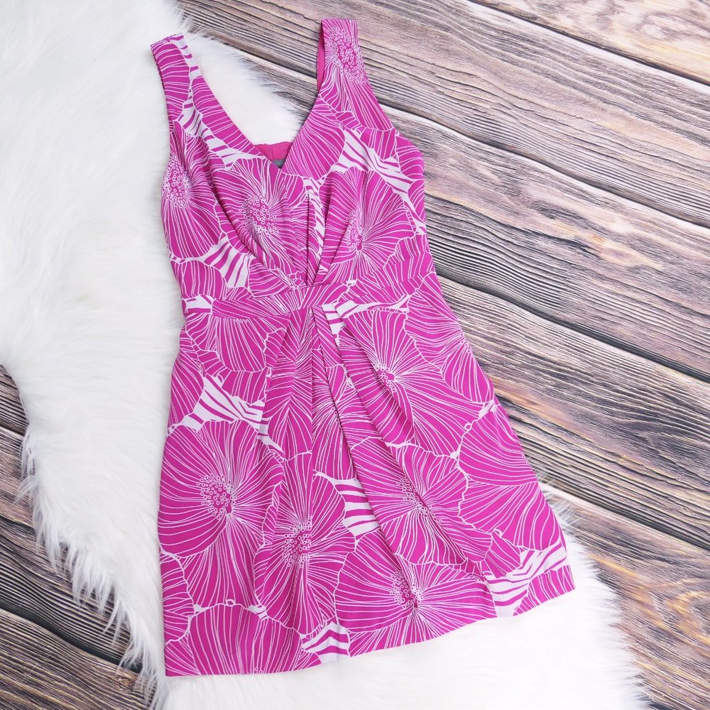armani exchange ∙ 100% silk floral minidress